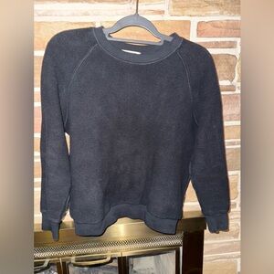 Perfect white tee “Ziggy” sweatshirt in black. S